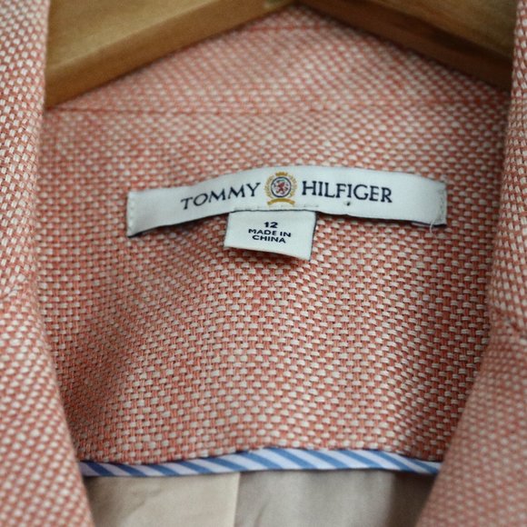 Tommy Hilfiger Linen Suit Jacket Blazer 12 New - Picture 5 of 8